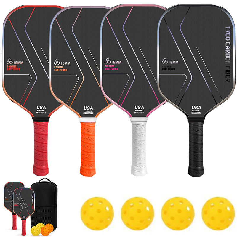Crepe Pan Carbon - Raquette de pickleball populaire en fibre