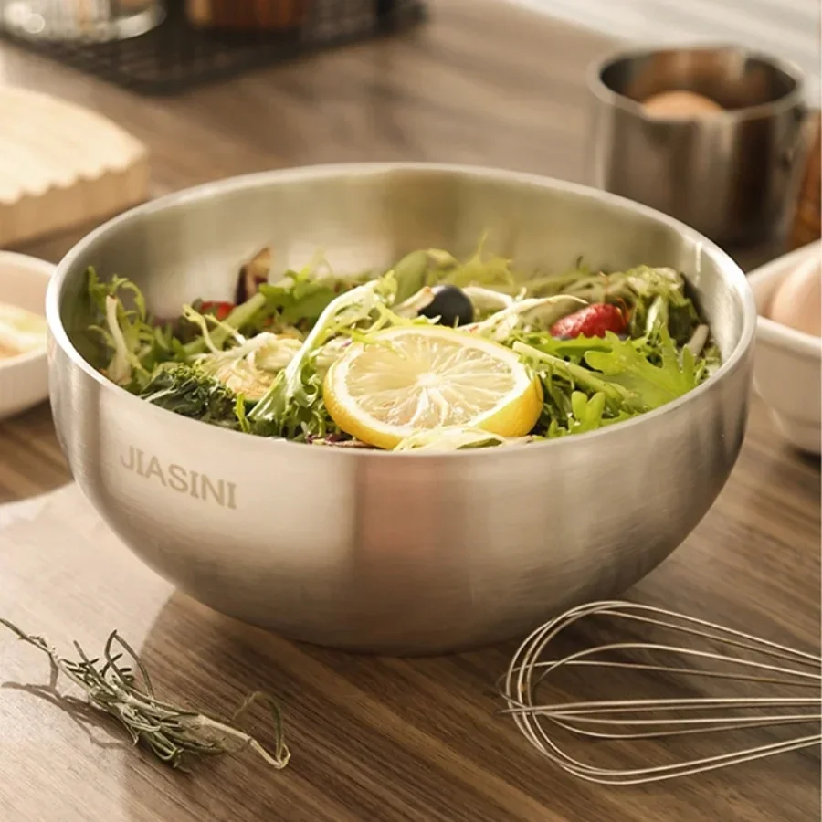 Dim Sum Basket - Grand bol en acier inoxydable, double