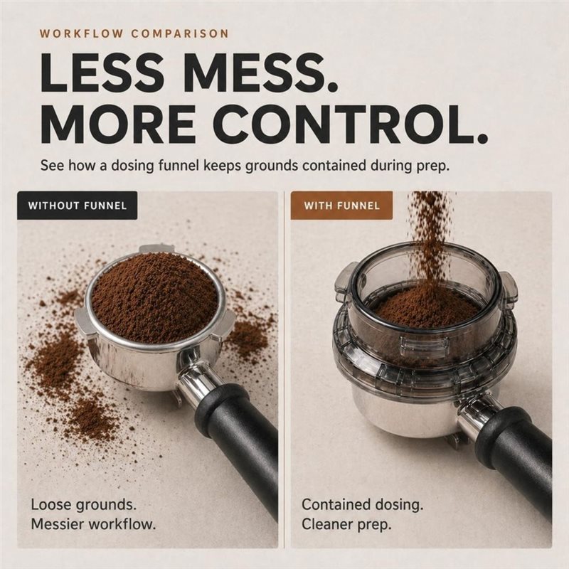 Entonnoir doseur A65T-Twist-Lo - Breville Espresso Barista Express avis et prix